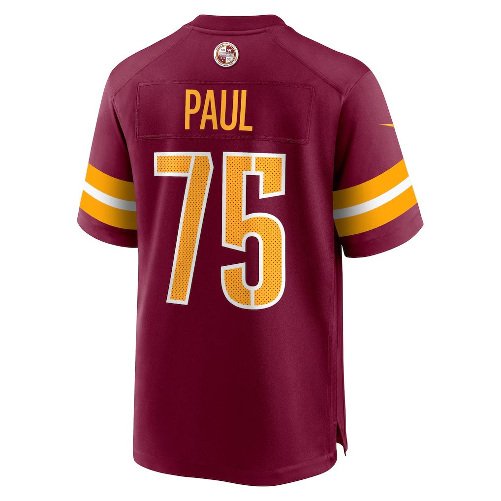 W.Commanders #75 Chris Paul Burgundy RONA Player Game Jersey