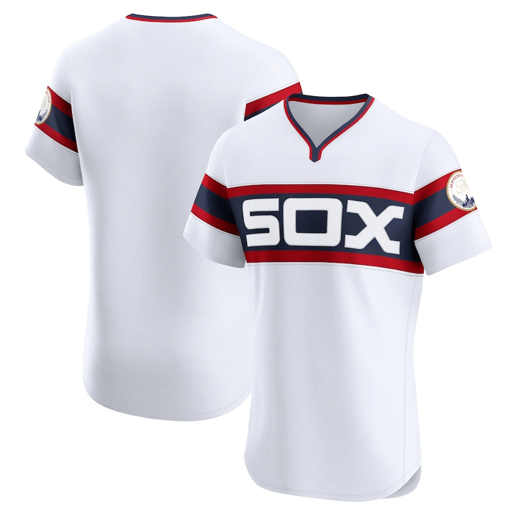 Chicago White Sox White RONA Alternate Vapor Premier Elite Patch Jersey