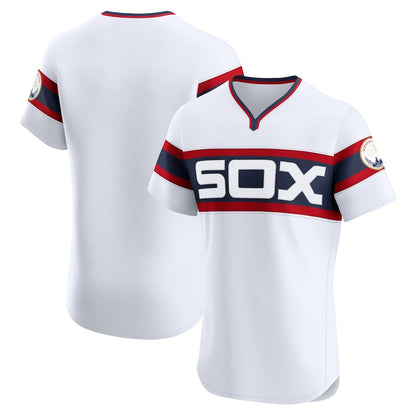 Chicago White Sox White RONA Alternate Vapor Premier Elite Patch Jersey