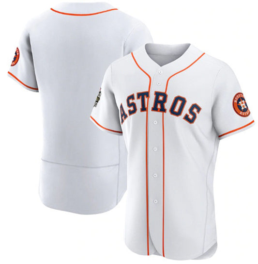 Houston Astros Blank White RONA 2022 World Series Flex Base Stitched Jersey