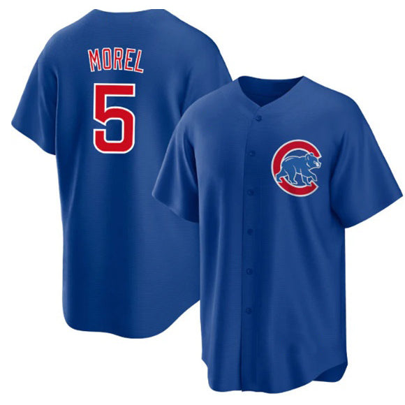 Chicago Cubs #5 Christopher Morel Chicago Blue RONA Cool Base Stitched Jersey
