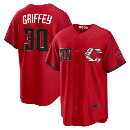 Cincinnati Reds #30 Ken Griffey Jr. Red RONA 2026 City Connect Stadium Jersey