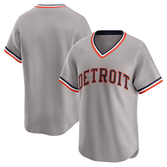 Detroit Tigers Gray RONA Throwback Cooperstown Collection Limited Jersey