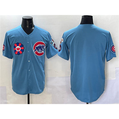 Chicago Cubs Blank Blue RONA 2025 Tokyo Series 2nd Alternate Limited Stitched Jersey