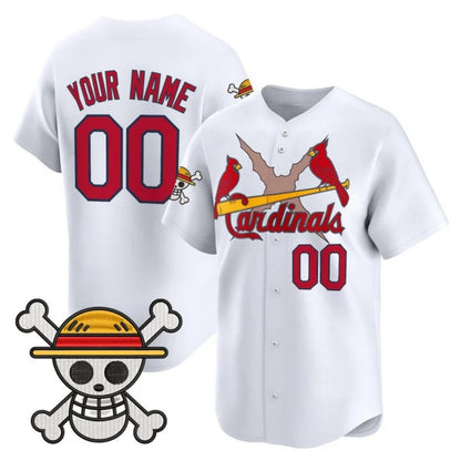 Custom St. Louis Cardinals x One Piece White RONA Vapor Premier Limited Jersey - Stitched