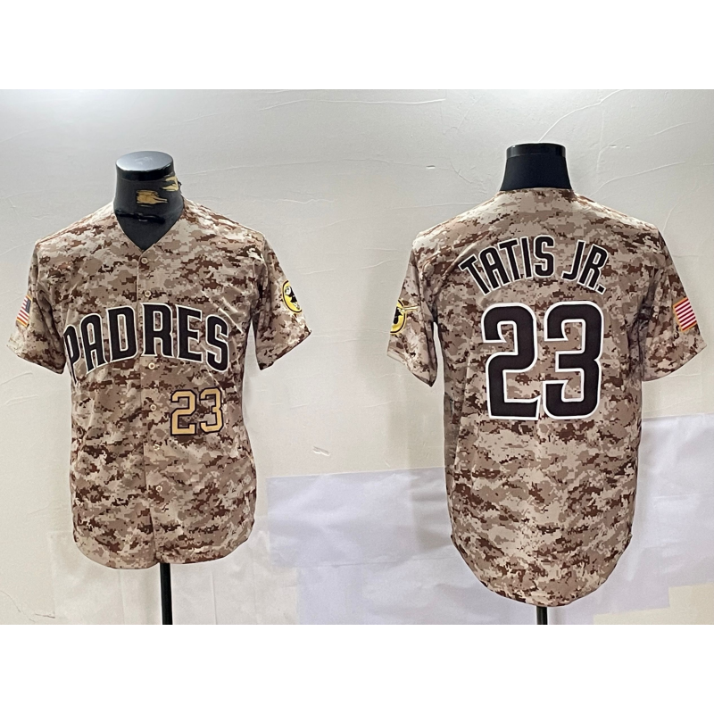 San Diego Padres #23 Fernando Tatis Jr Camo RONA Stitched Cool Base Jerseys