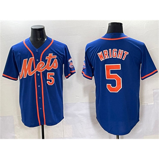 New York Mets #5 David Wright Blue RONA Cool Base Stitched Jersey