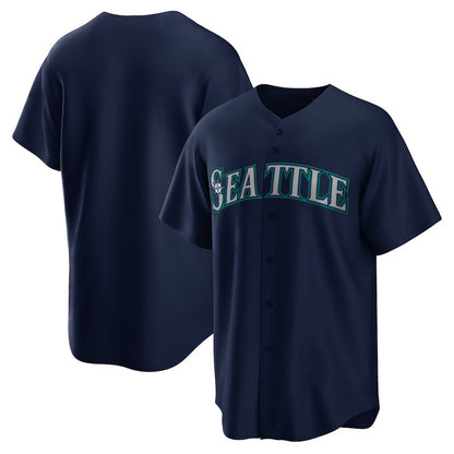 Seattle Mariners Navy RONA Alternate Replica Team Jersey