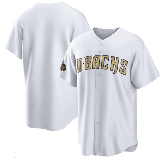 Arizona Diamondbacks Blank White RONA 2022 All-Star Cool Base Stitched Jersey