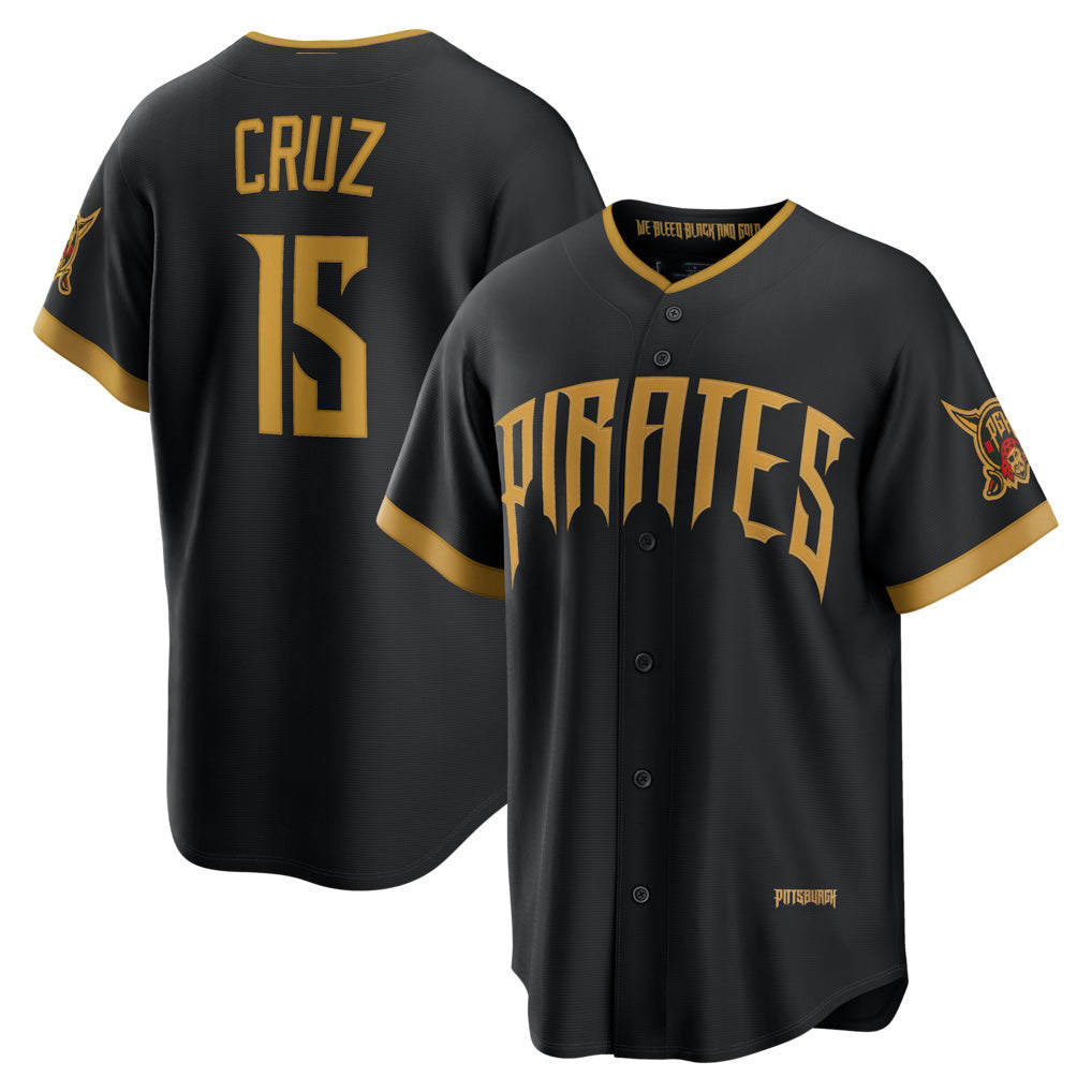 Pittsburgh Pirates #15 Oneil Cruz Black RONA 2026 City Connect Stadium Jersey