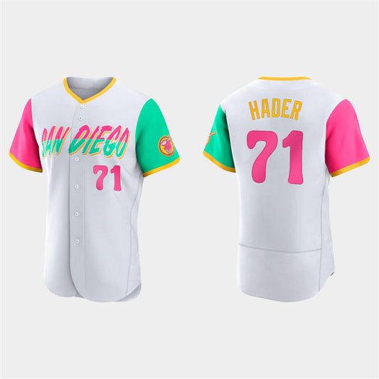 San Diego Padres #71 Josh Hader White RONA 2022 City Connect Jersey