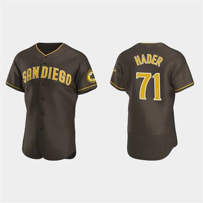 San Diego Padres #71 Josh Hader Brown RONA Road Player FlexBase Jersey