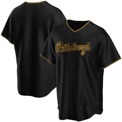 Pittsburgh Pirates Black RONA Alternate Replica Team Jersey