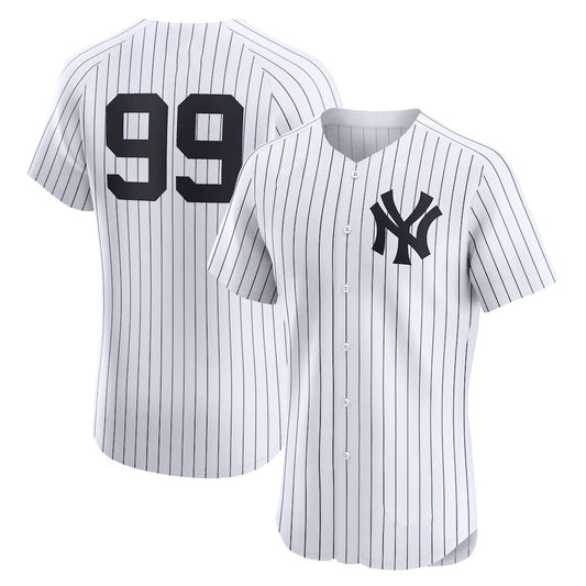 New York Yankees #99 Aaron Judge White RONA Home Elite Player Jersey