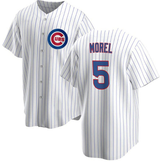 Chicago Cubs #5 Christopher Morel Chicago White RONA Cool Base Stitched Jersey