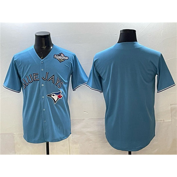 Toronto Blue Jays Blank Blue RONA 2025 World Series Home Cool Base Stitched Jersey