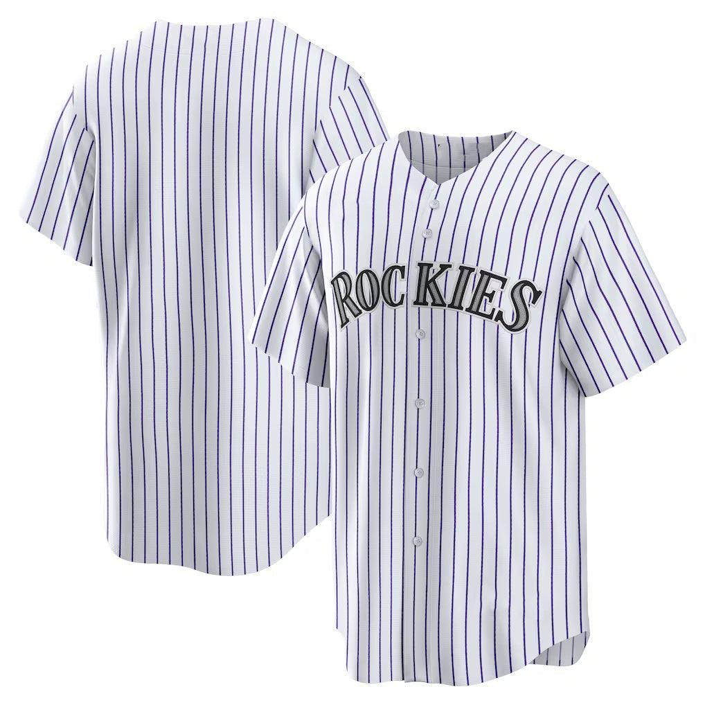 Colorado Rockies White RONA Home Replica Team Jersey