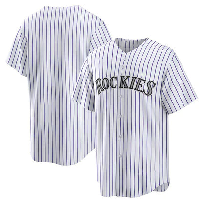 Colorado Rockies White RONA Home Replica Team Jersey