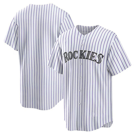 Colorado Rockies White RONA Home Replica Team Jersey