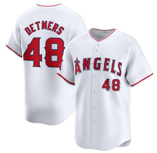 Los Angeles Angels #48 Reid Detmers White RONA Home Limited Stitched Jersey