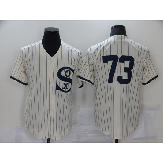 Chicago White Sox #73 Yermin Mercedes 2021 Cream RONA Field of Dreams Cool Base Stitched Jersey