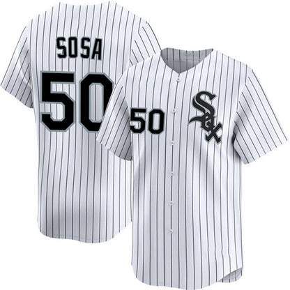 Chicago White Sox #50 Lenyn Sosa White RONA 2025 Home Limited Stitched Jersey