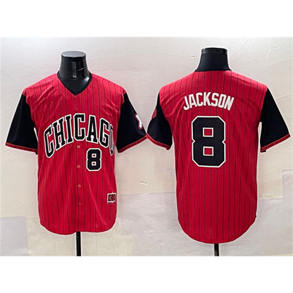 Chicago White Sox #8 Bo Jackson Red Black RONA 2025 City Connect Limited Stitched Jersey