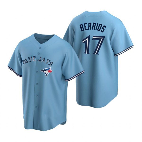 Toronto Blue Jays #17 Jose Berrios Powder Blue RONA Alternate Cool Base Jersey