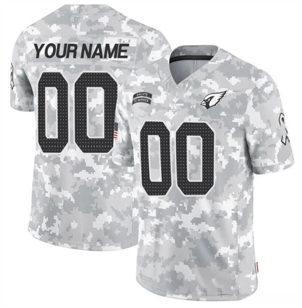 Custom A.Cardinals Active Player 2024 F.U.S.E Arctic Camo RONA Salute to Service Limited Stitched Jersey