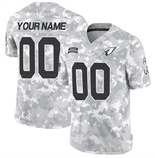 Custom A.Cardinals Active Player 2024 F.U.S.E Arctic Camo RONA Salute to Service Limited Stitched Jersey
