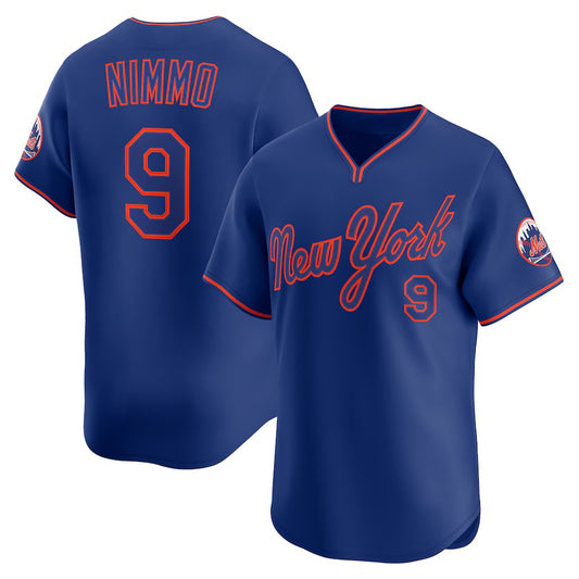 New York Mets #9 Brandon Nimmo Royal RONA Alternate Limited Player Jersey