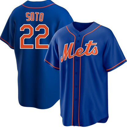 New York Mets #22 Juan Soto Royal RONA 2024 Cool Base Limited Stitched Jersey