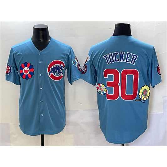 Chicago Cubs #30 Kyle Tucker Blue RONA 2025 Tokyo Series 2nd Alternate Limited Stitched Jersey