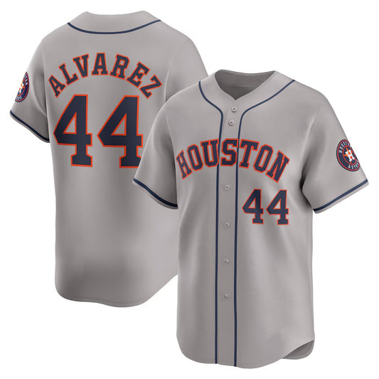 Houston Astros #44 Yordan Alvarez Gray RONA Away Limited Player Jersey