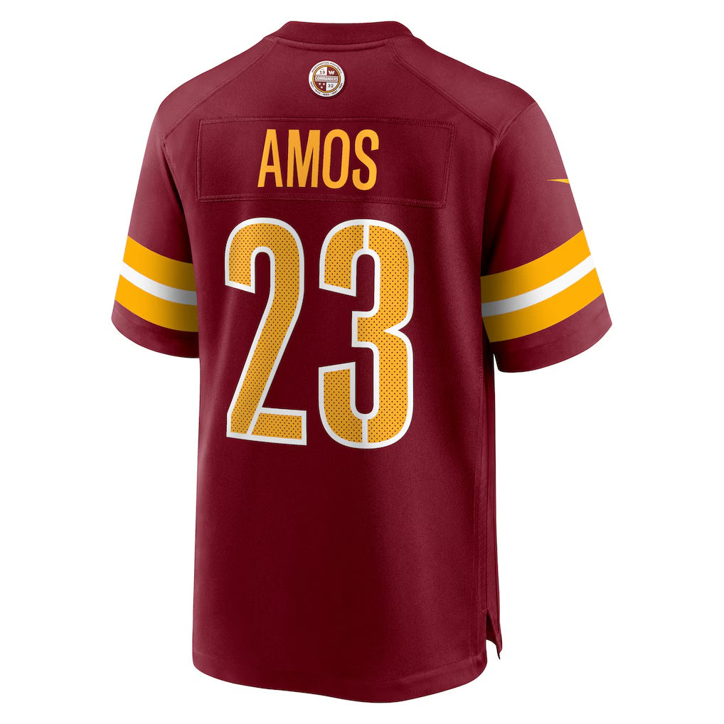 W.Commanders #23 Trey Amos Burgundy RONA Team Game Jersey