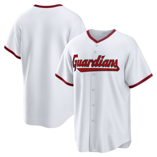 Cleveland Guardians White RONA Home Replica Jersey