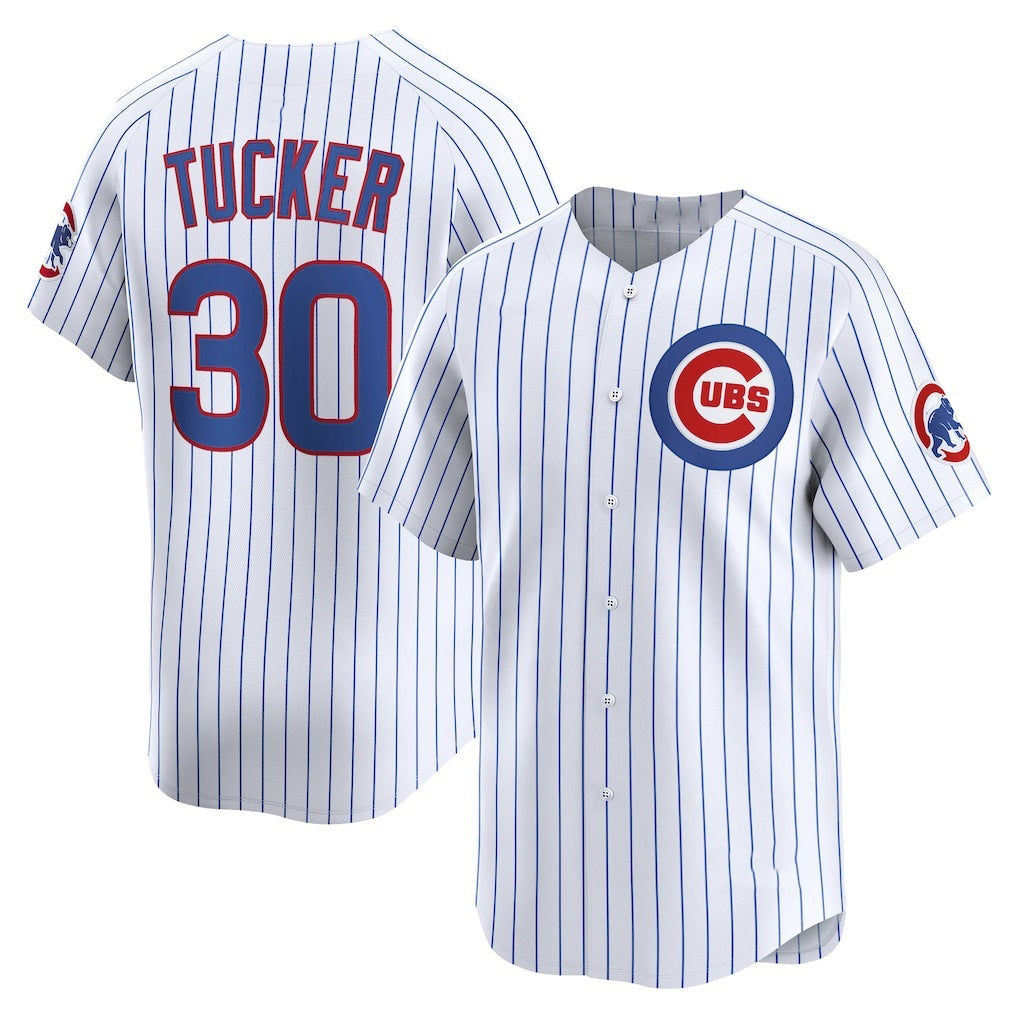 Chicago Cubs #30 Kyle Tucker White RONA Home Limited Player Jersey
