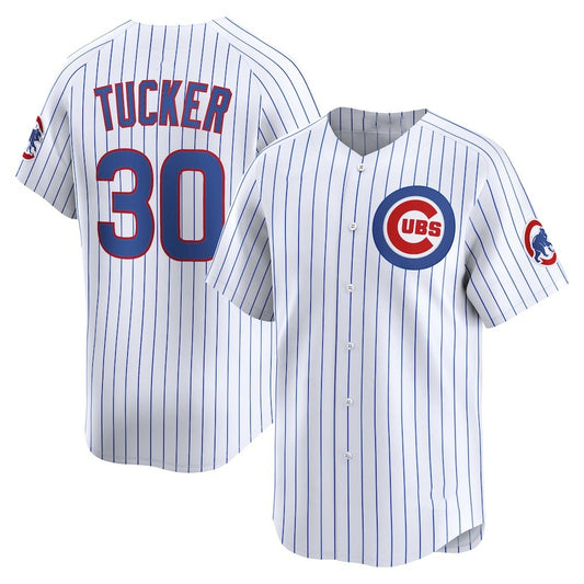 Chicago Cubs #30 Kyle Tucker White RONA Home Limited Player Jersey
