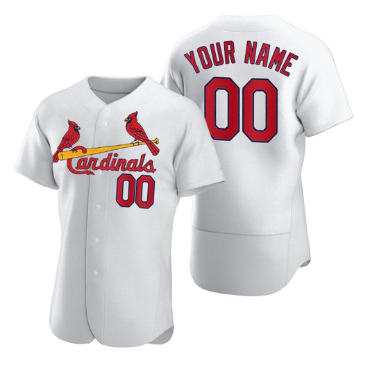 Custom St. Louis Cardinals White RONA 2020 Stitched Flex Base Jersey