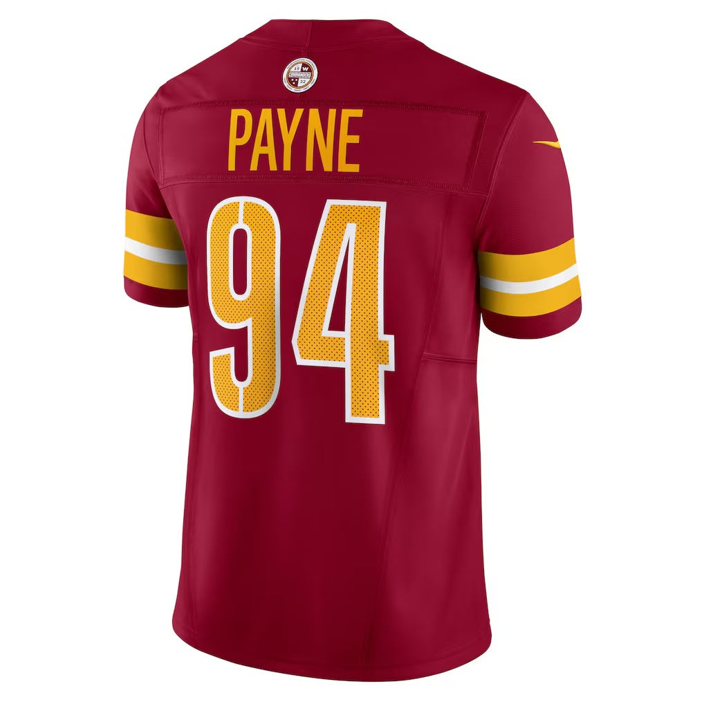 W.Commanders #94 Daron Payne Burgundy RONA Vapor F.U.S.E. Limited Jersey