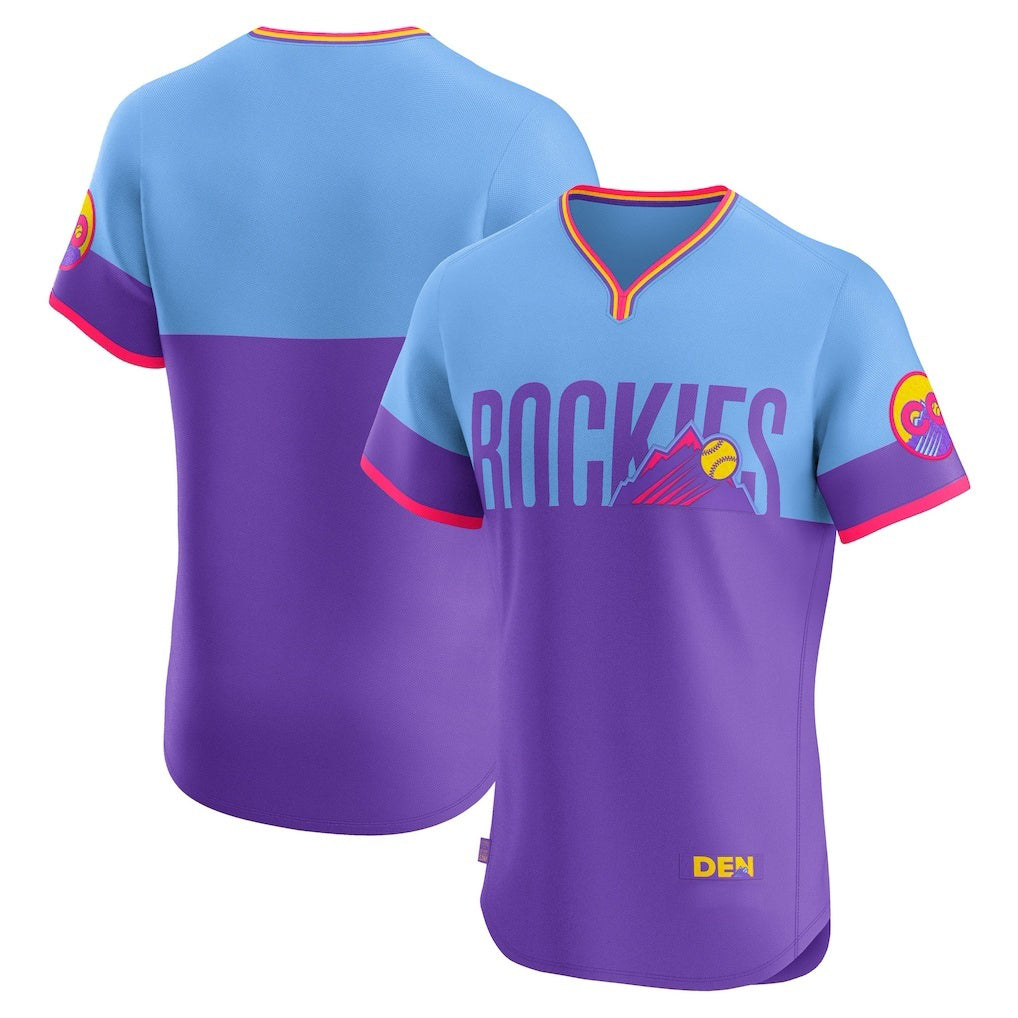 Colorado Rockies Purple RONA 2025 City Connect Elite Jersey