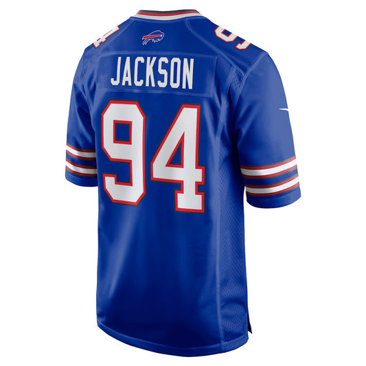 B.Bills #94 Landon Jackson Royal RONA Team Game Jersey