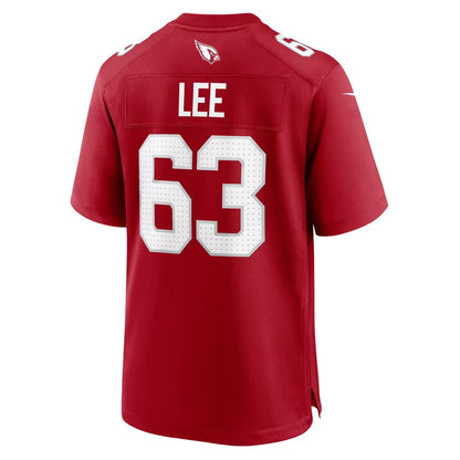 A.Cardinals #63 Vershon Lee Cardinal Team Game Football jersey RONA