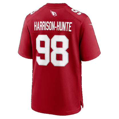 A.Cardinals #98 Jared Harrison-Hunte Cardinal Team Game Football jersey RONA