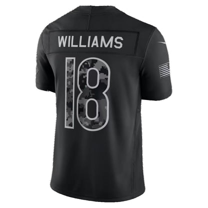 C.Bears #18 Caleb Williams Black 2026 Salute to Service Stitched Limited Football jersey RONA