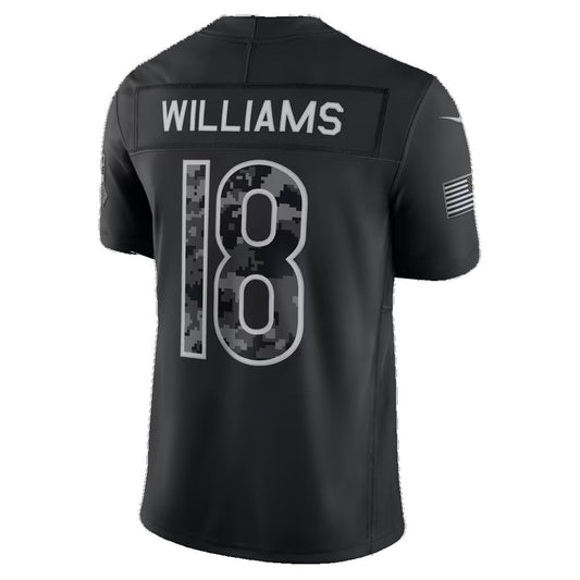 C.Bears #18 Caleb Williams Black 2026 Salute to Service Stitched Limited Football jersey RONA
