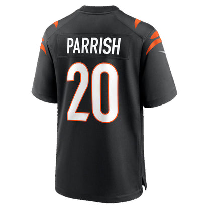 C.Bengals #20 Lemar Parrish Black Team Retired Game Stitched Football Jerseys