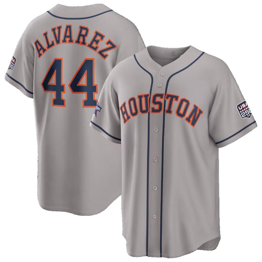 Houston Astros #44 Yordan Alvarez 2026 All-Star Game Gray Replica Stitched Baseball Jerseys