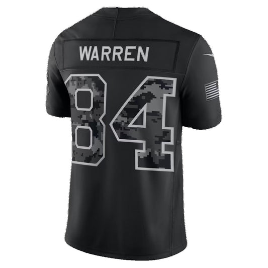 IN.Colts #84 Tyler Warren Black 2026 Salute to Service Stitched Limited Football jersey RONA