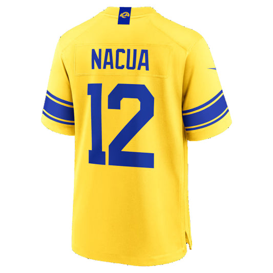 LA.Rams #12 Puka Nacua Classic Sol Game Stitched Football Jerseys